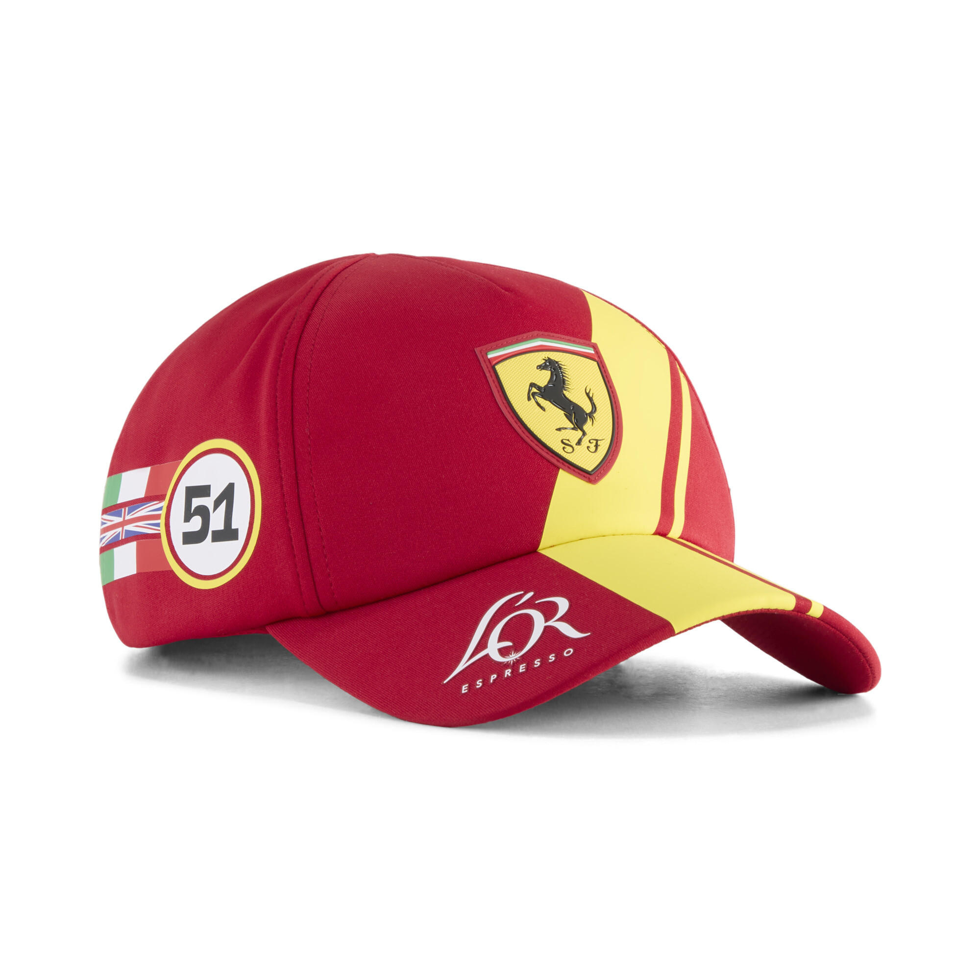 Puma Scuderia Ferrari Replica Baseball-Cap | Mit Color Blocking | Dark Cherry/#5