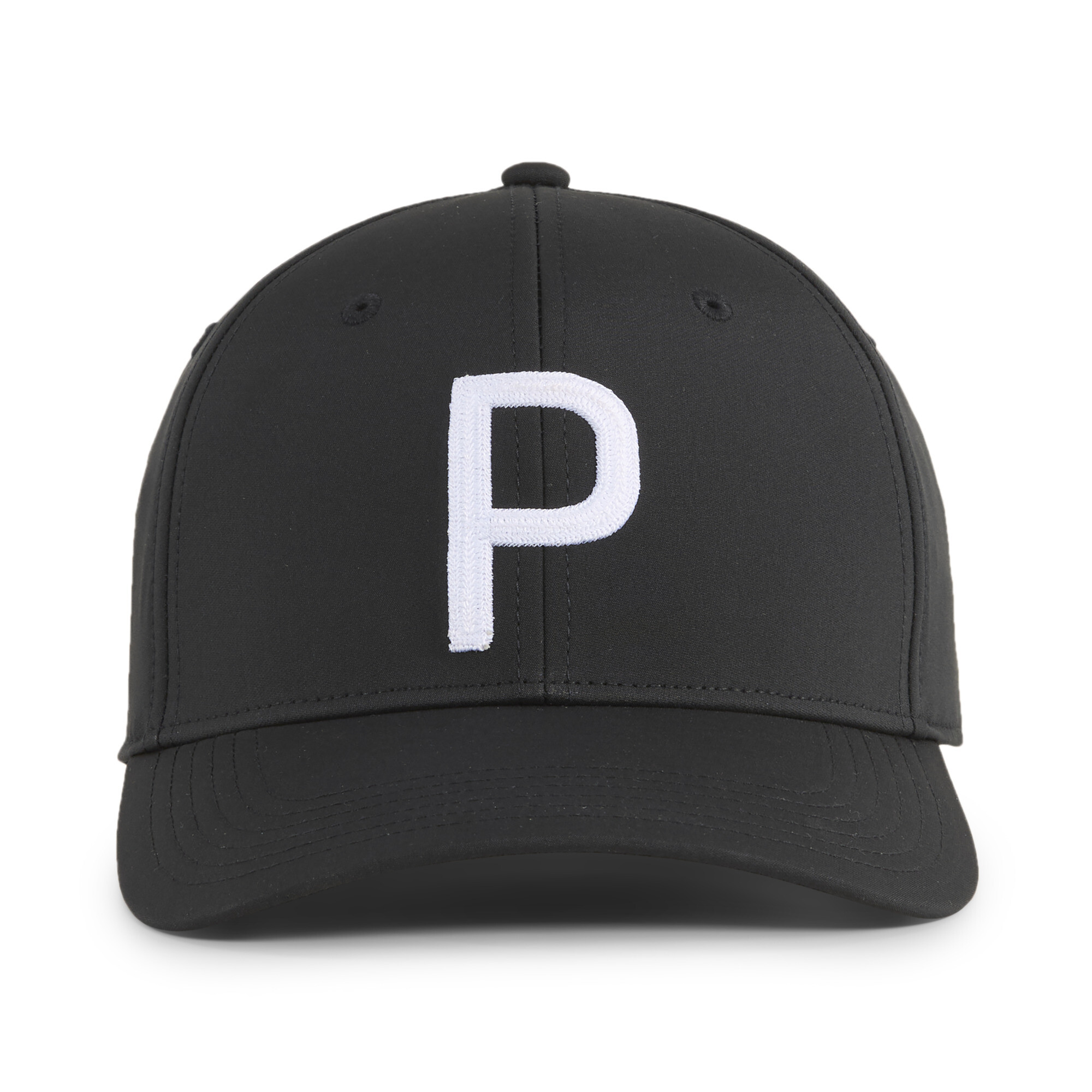PUMA Heritage P Tech golfpet voor Heren, Wit/Zwart