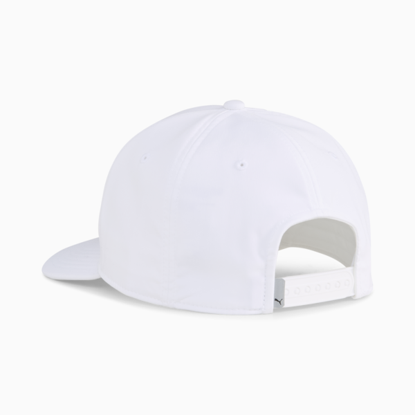 Gorra con visera Heritage P Tech Golf para hombre, White Glow-PUMA Black, large-MEX