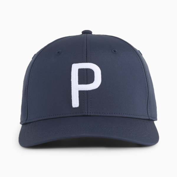 Heritage P Tech Golf Cap Men, Deep Navy-White Glow, large-MEX
