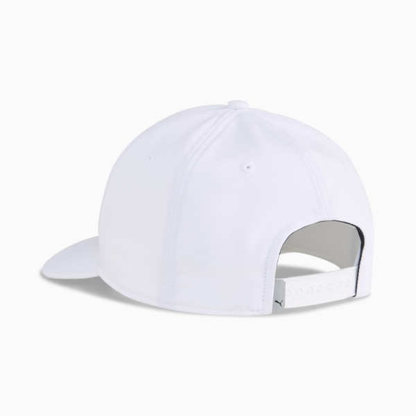 Gorra con visera Heritage P Tech Golf para hombre, White Glow-Deep Navy, large-MEX