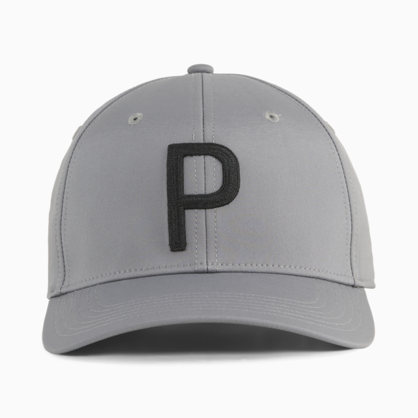Heritage P Tech Golf Cap Men, Slate Sky-PUMA Black, large-MEX