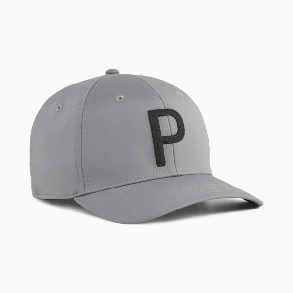 Heritage P Tech Golf Cap Men, Slate Sky-PUMA Black, large-MEX