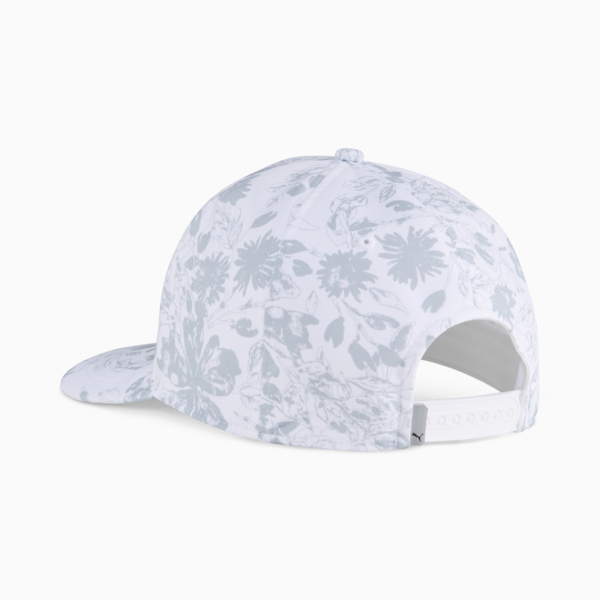 Roses Tech Golf Cap Men, White Glow, large-MEX