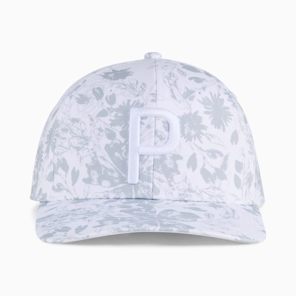 Roses Tech Golf Cap Men, White Glow, large-MEX