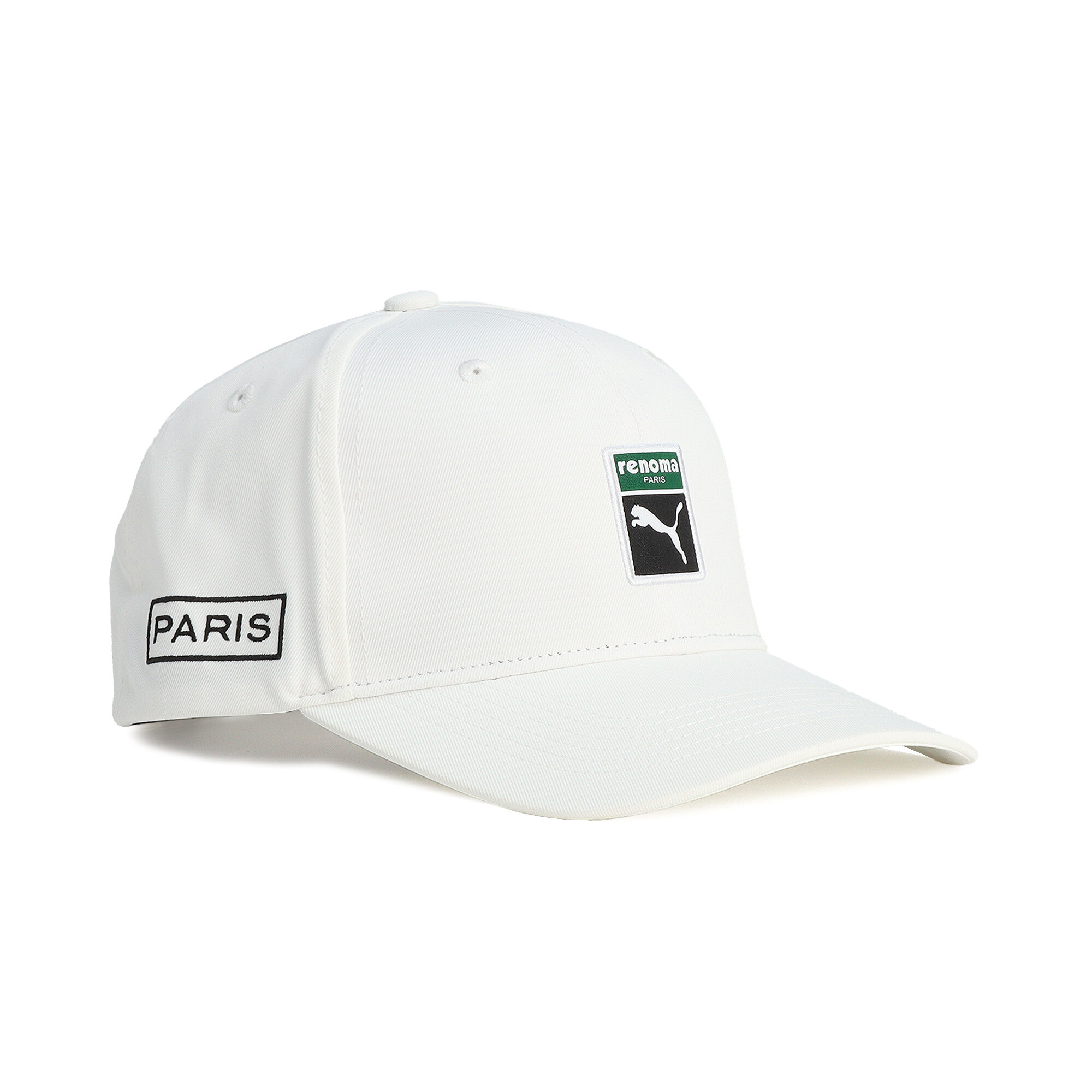 商品情報renoma golfとのコラボレーションより、アイコンネームキャップが登場。フロントのコラボレーションロゴとサイドのブランドロゴ、バックのプーマキャットロゴがポイントです。優れた機能性とデザ