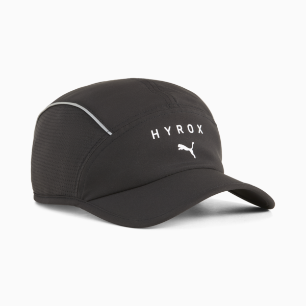 Gorra con visera angosta PUMA x HYROX, PUMA Black, large-ARG