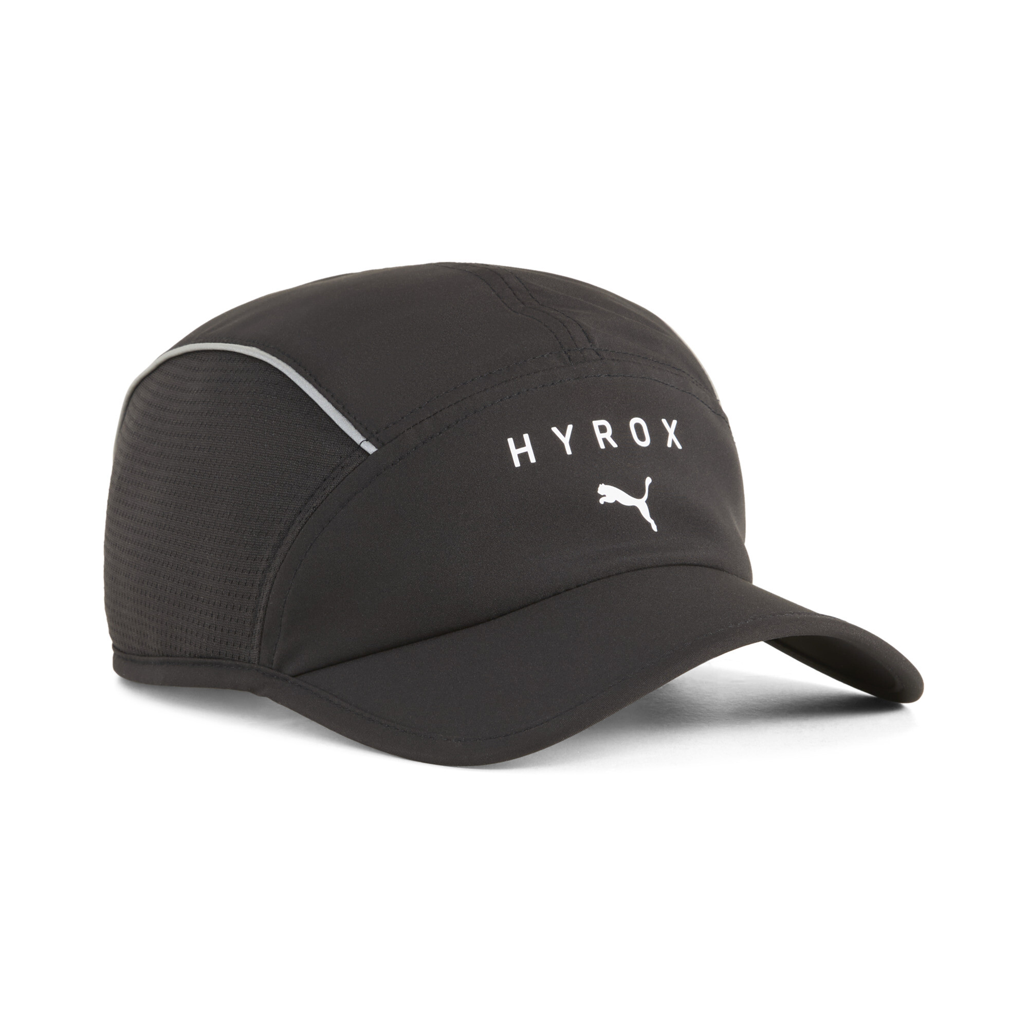 Puma x HYROX 5-Panel-Cap mit kurzem Schirm | Mit Logo Print | Black