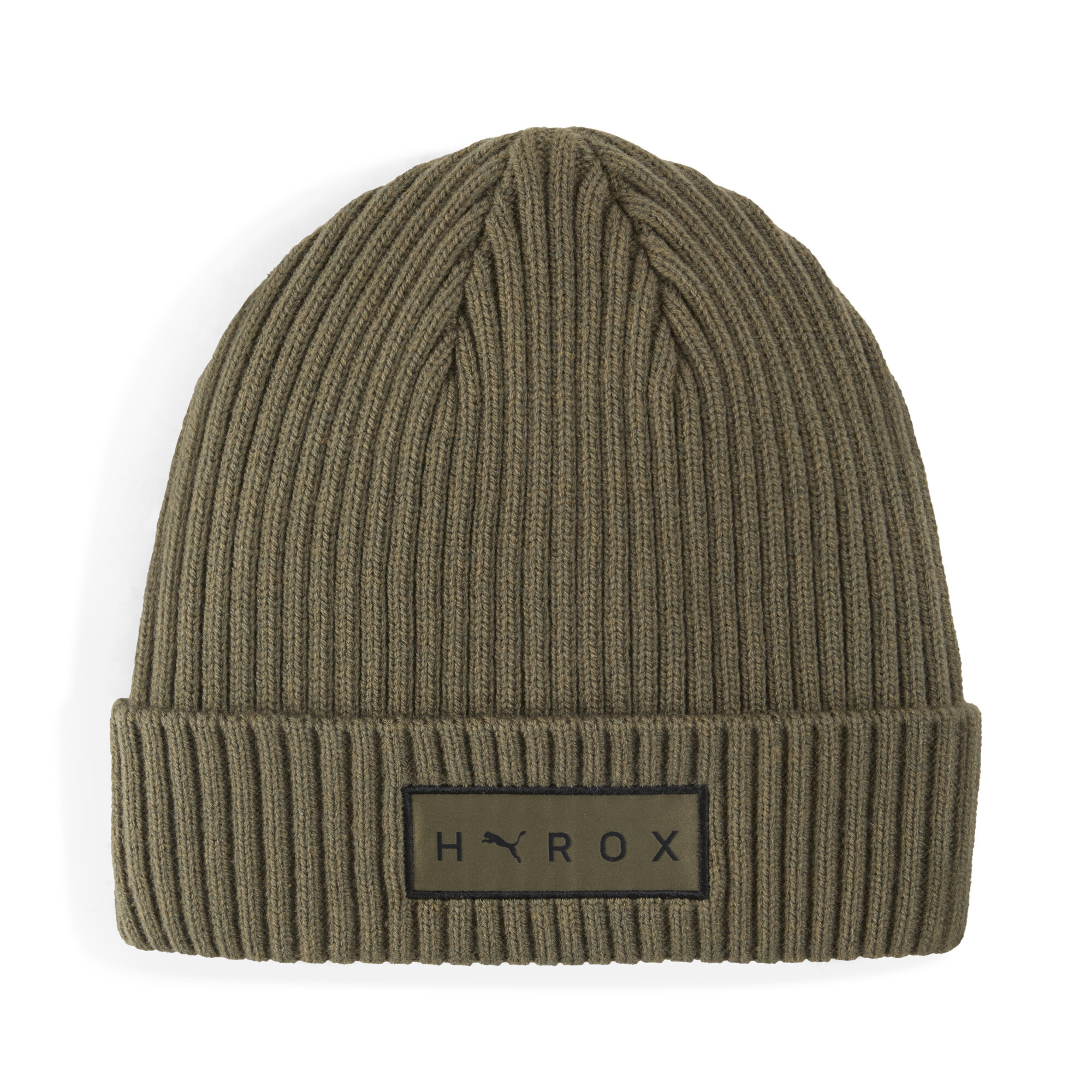 Puma x HYROX Beanie mit Umschlag | Mit Plain | Loden Green