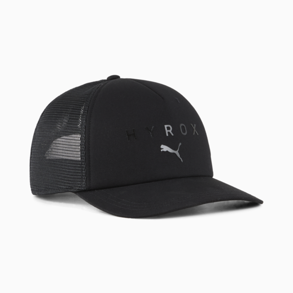 PUMA x HYROX Trucker Cap, PUMA Black, large-ZAF