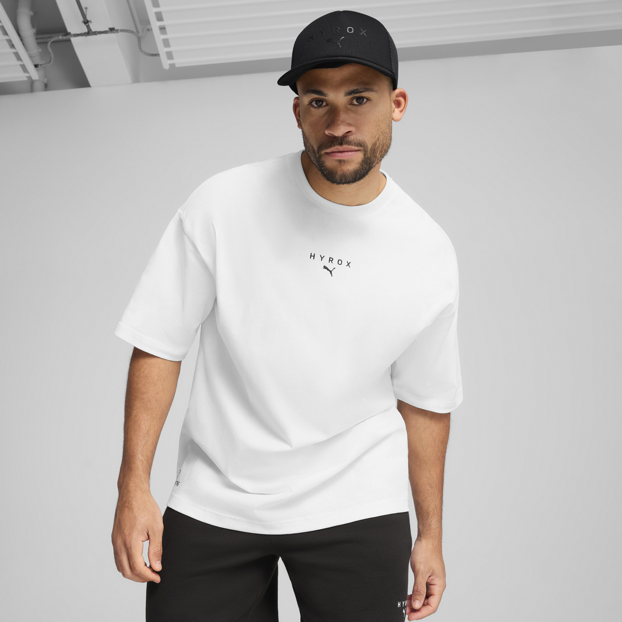 PUMA x HYROX truckerpet, Zwart thumbnail 4