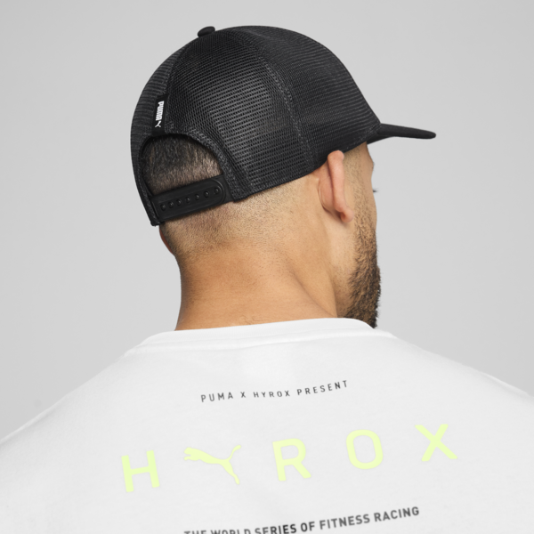 PUMA x HYROX Trucker Cap, PUMA Black, large-ZAF