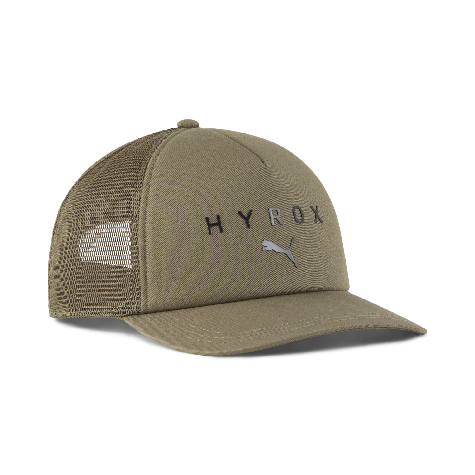 Puma x HYROX Trucker Cap | Mit Logo Print | Loden Green