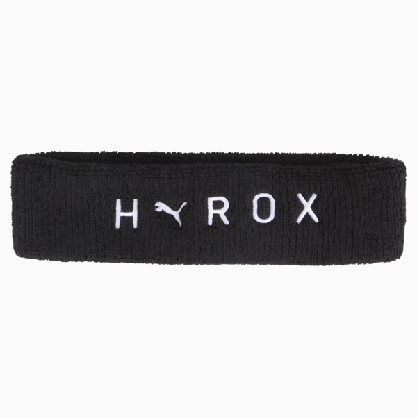 PUMA x HYROX Headband, Puma Black, large-ZAF