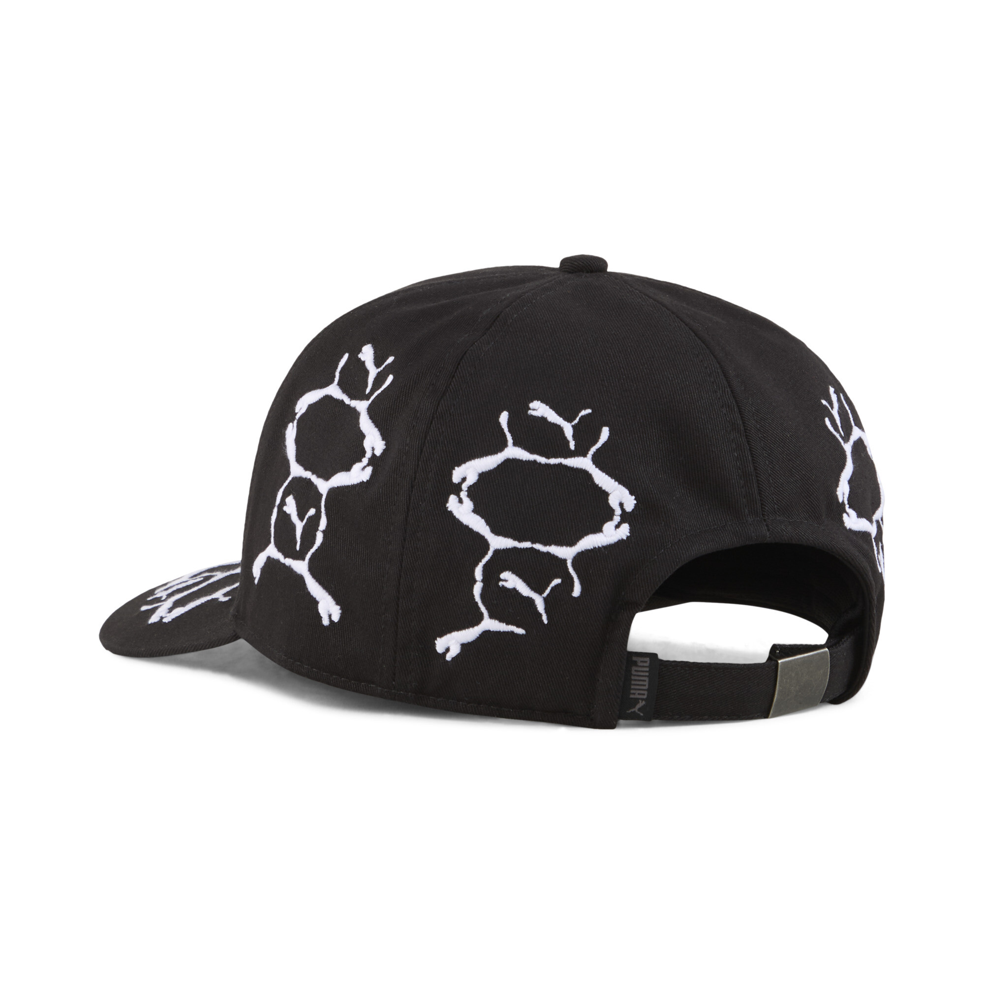 PUMA Cat Embroidery baseballpet, Wit/Zwart