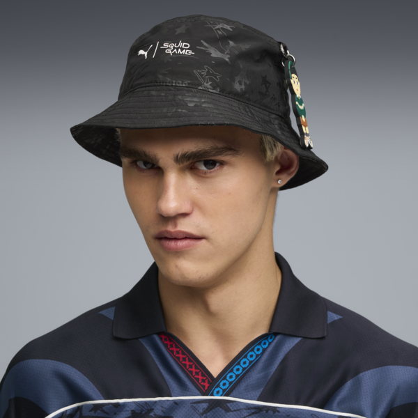 Bucket hat PUMA x SQUID GAME, PUMA Black, large-MEX
