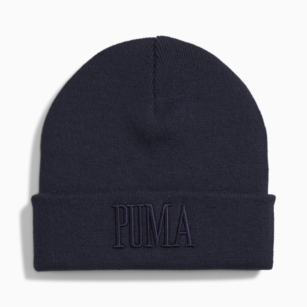 Classic Graphic Mid Crown Beanie, New Navy, large-ZAF