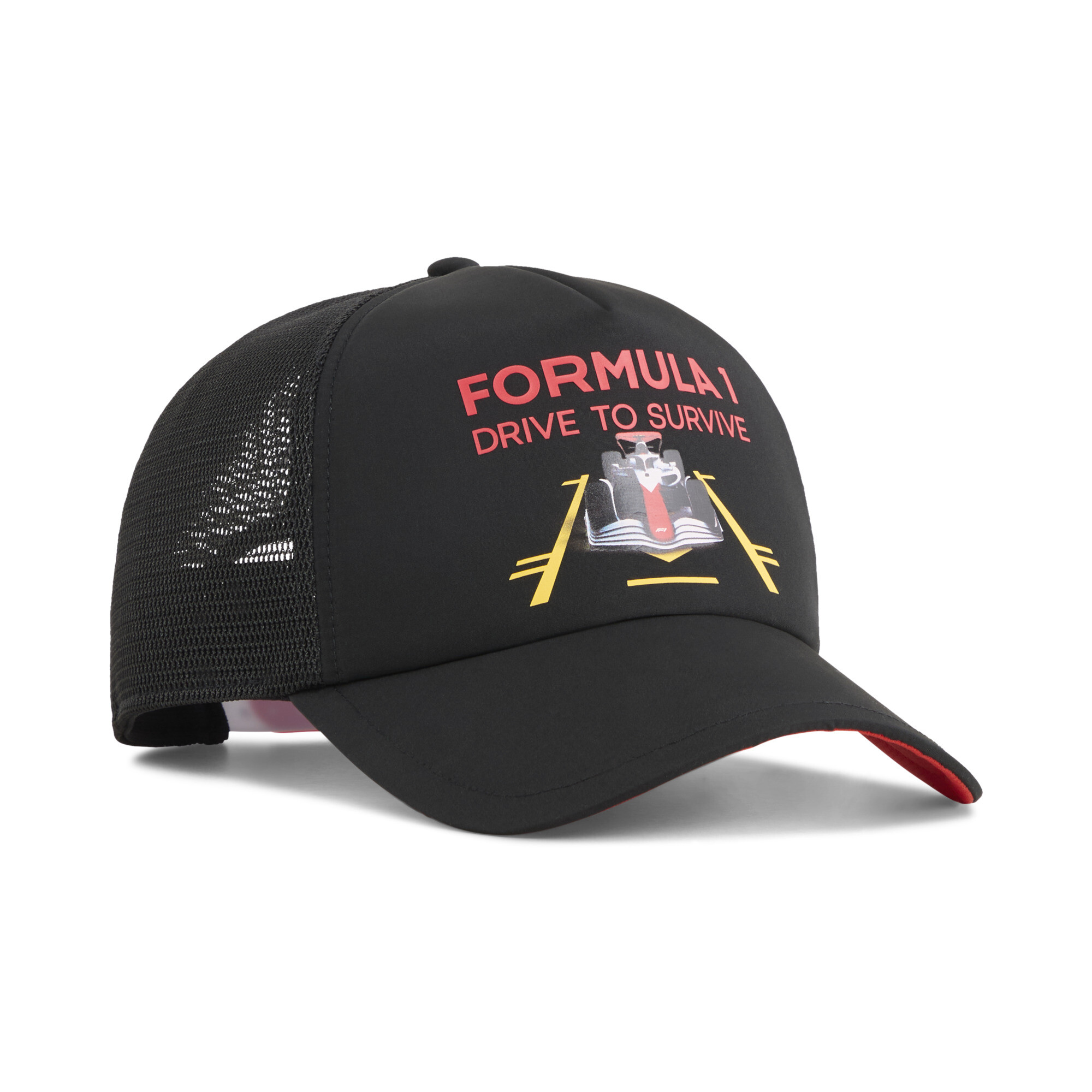 Puma F1® Drive to Survive Trucker Cap Unisex | Mit Plain | Black