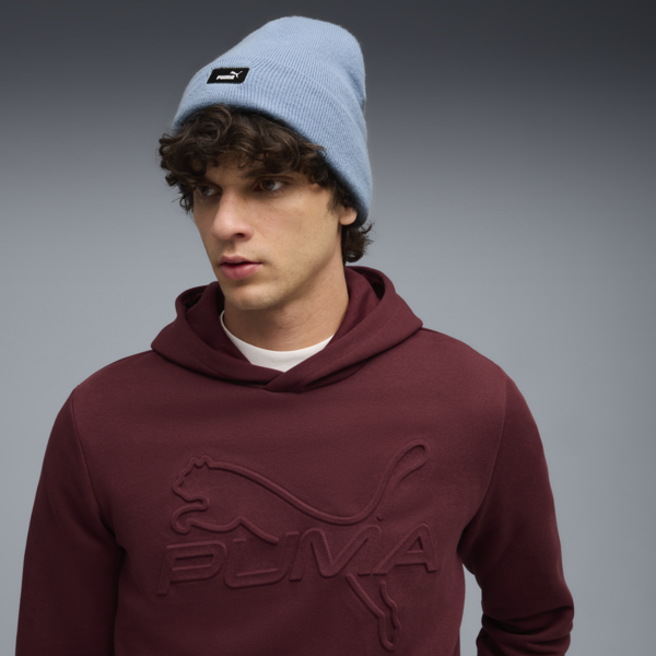 Essentials Mid Crown Beanie, Cool Blue, large-ZAF