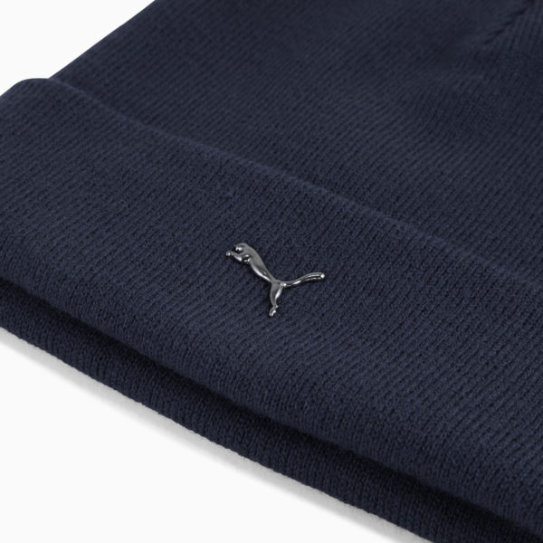 Metal PUMA CAT High Crown Beanie, PUMA Navy, large-ZAF