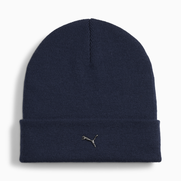 Metal PUMA CAT High Crown Beanie, PUMA Navy, large-ZAF