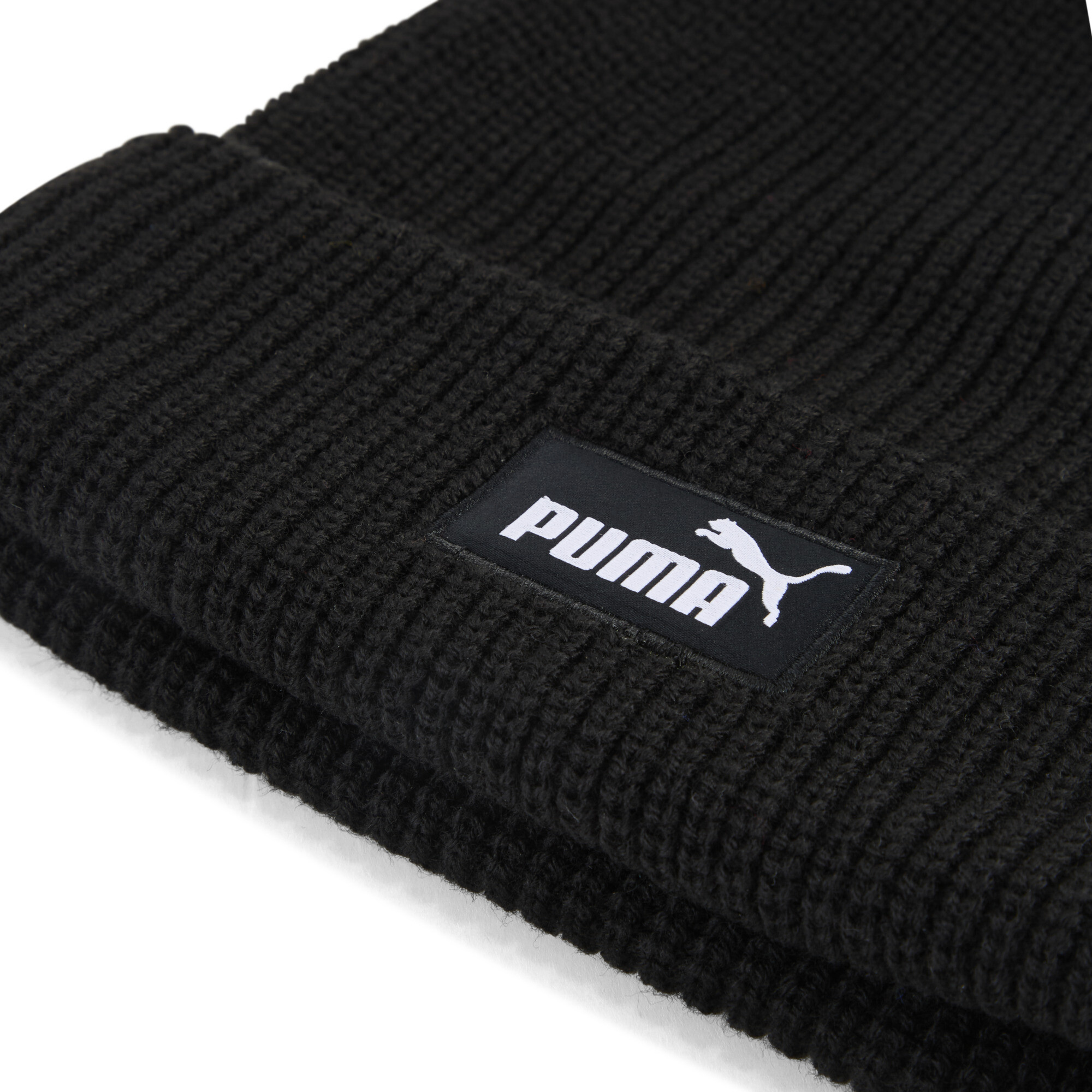 PUMA Premium Essentials beanie met hoge kroon, Zwart thumbnail 2