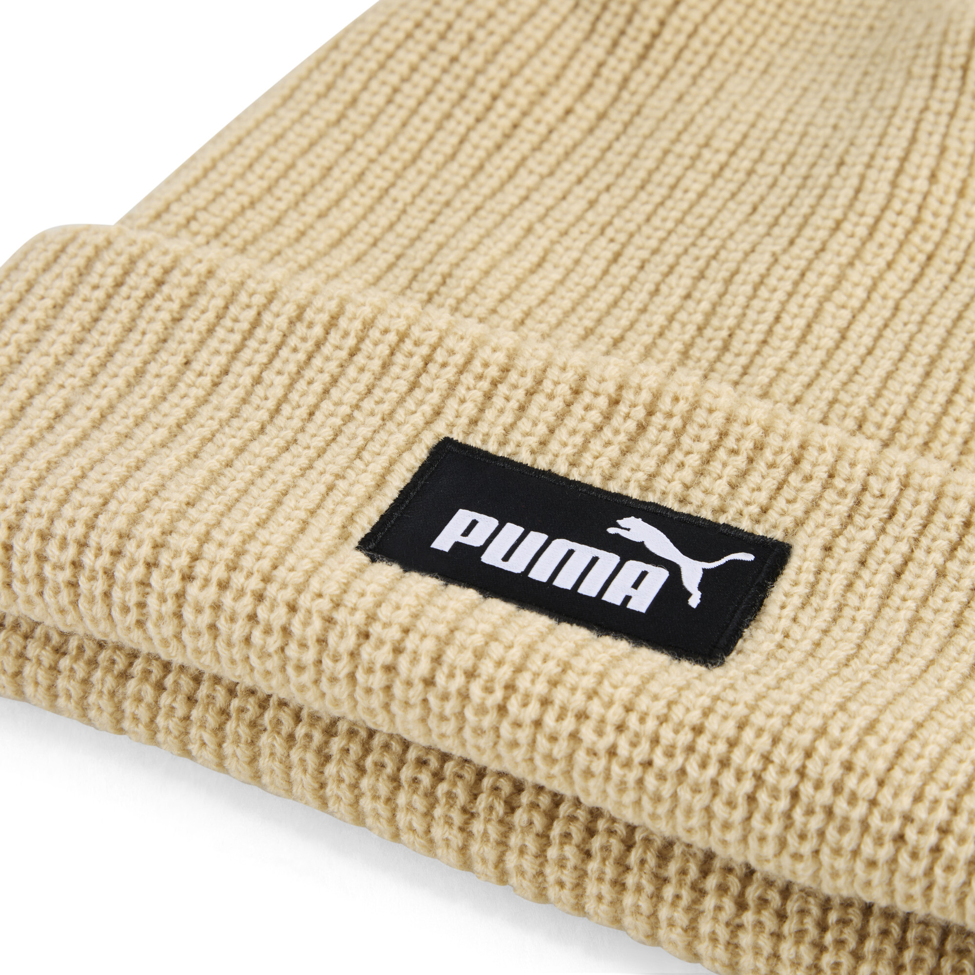 PUMA Premium Essentials beanie met hoge kroon, Roze/Bruin thumbnail 2