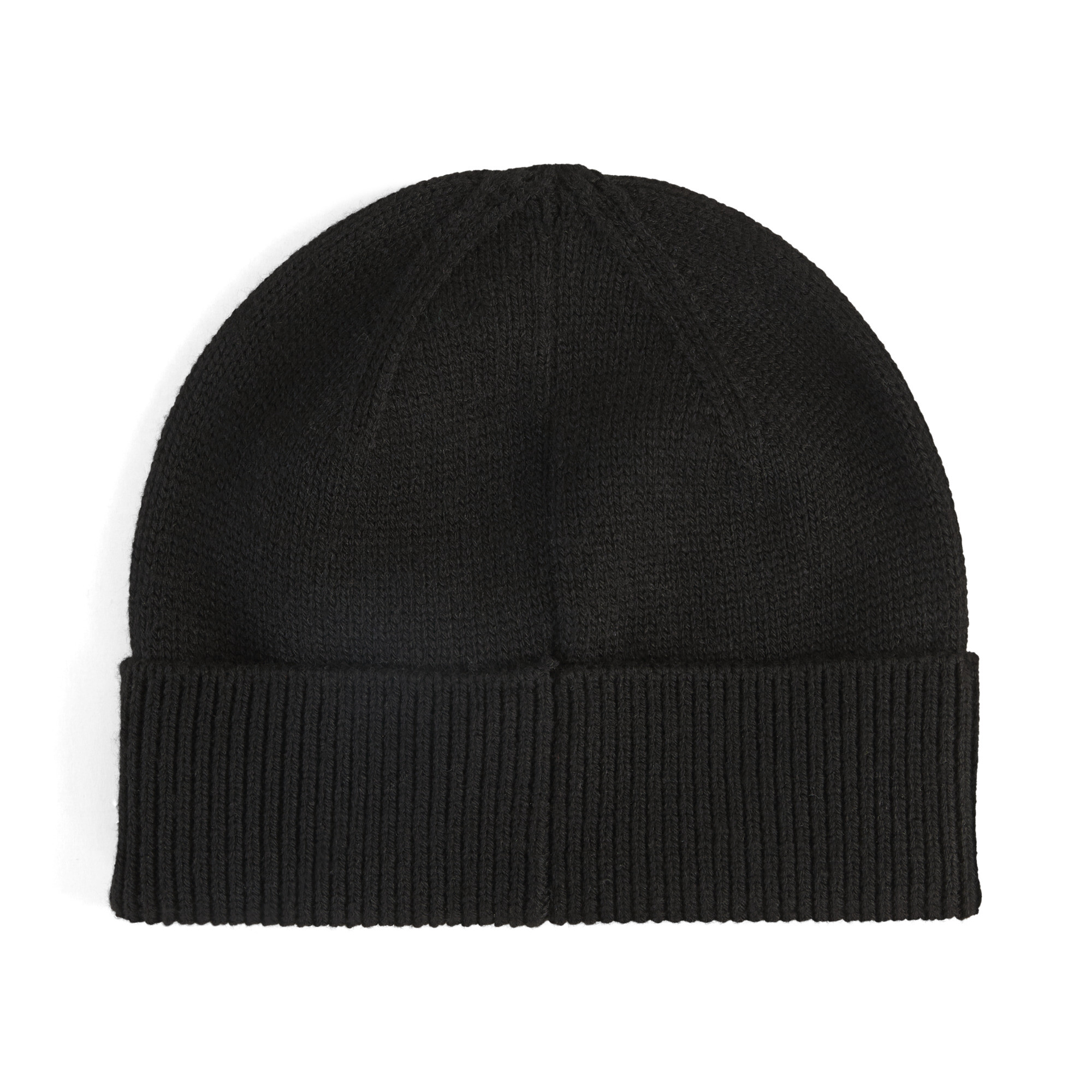 PUMA Essentials Elevated beanie met rubberen patch en lage kruin, Zwart thumbnail 3