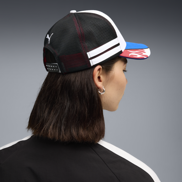 BMW M Motorsport Lifestyle Trucker Cap, PUMA White, large-MEX