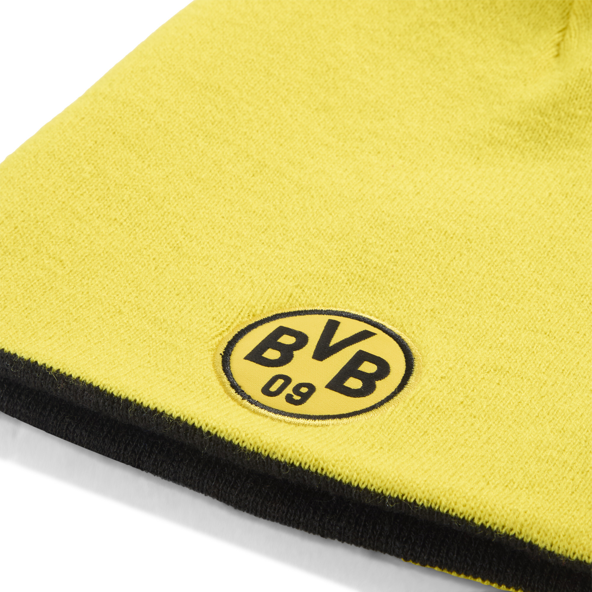 PUMA Borussia Dortmund omkeerbare beanie, Zwart/Geel thumbnail 2