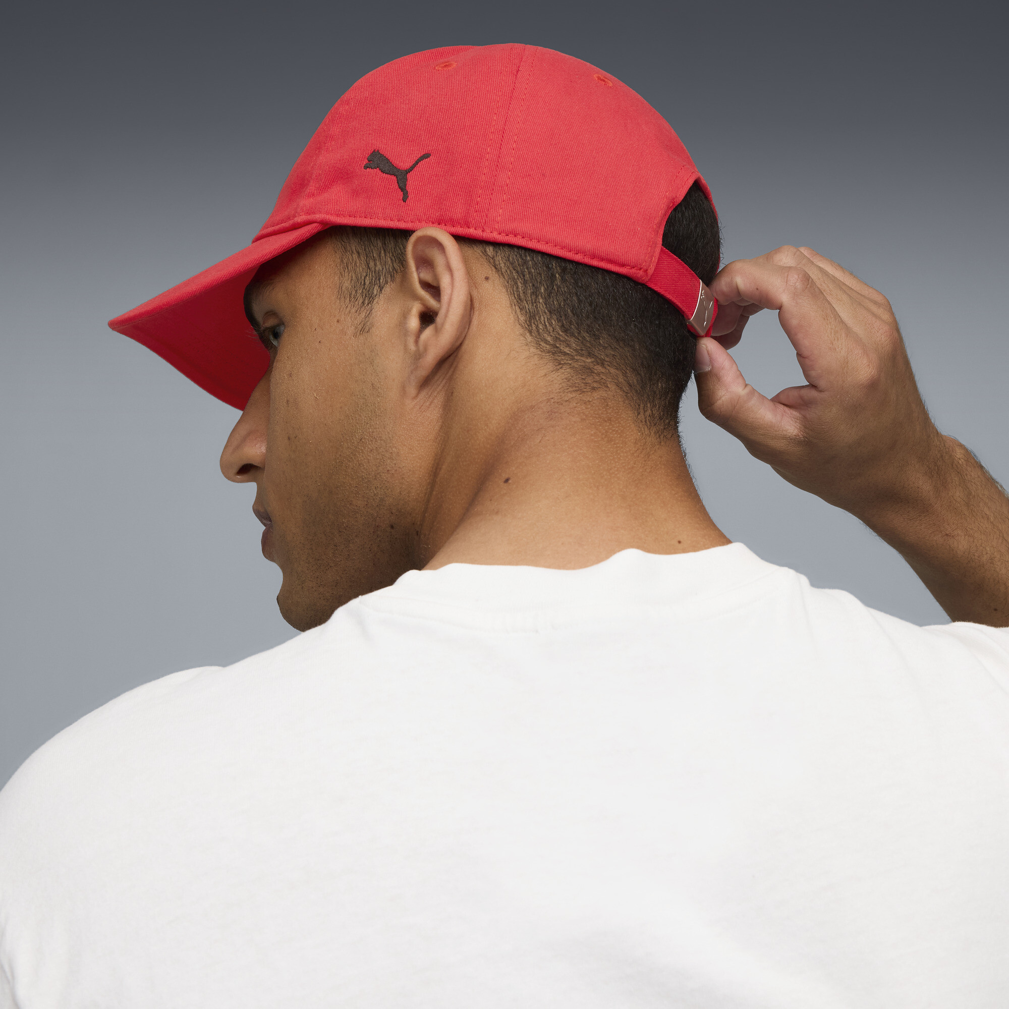 PUMA AC Milan Essentials pet uniseks, Zwart/Rood thumbnail 3