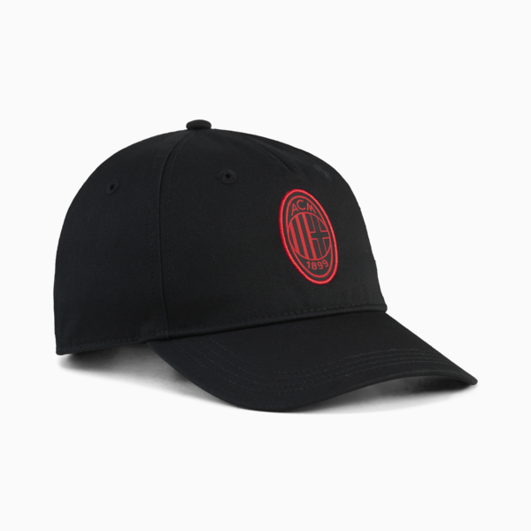 AC Milan Essentials Cap Unisex, PUMA Black-For All Time Red, large-MEX