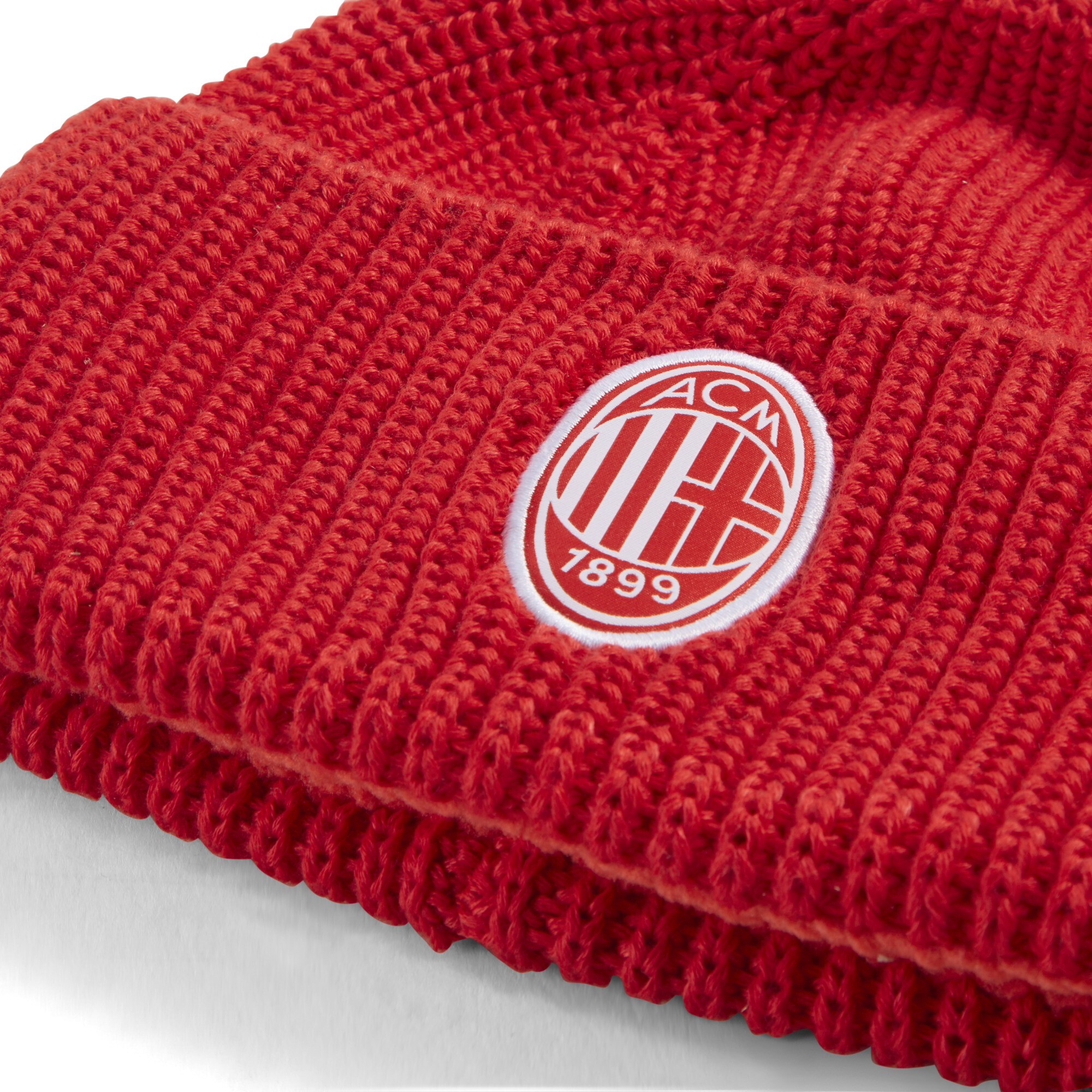PUMA AC Milan Essentials beanie, Rood/Wit thumbnail 2