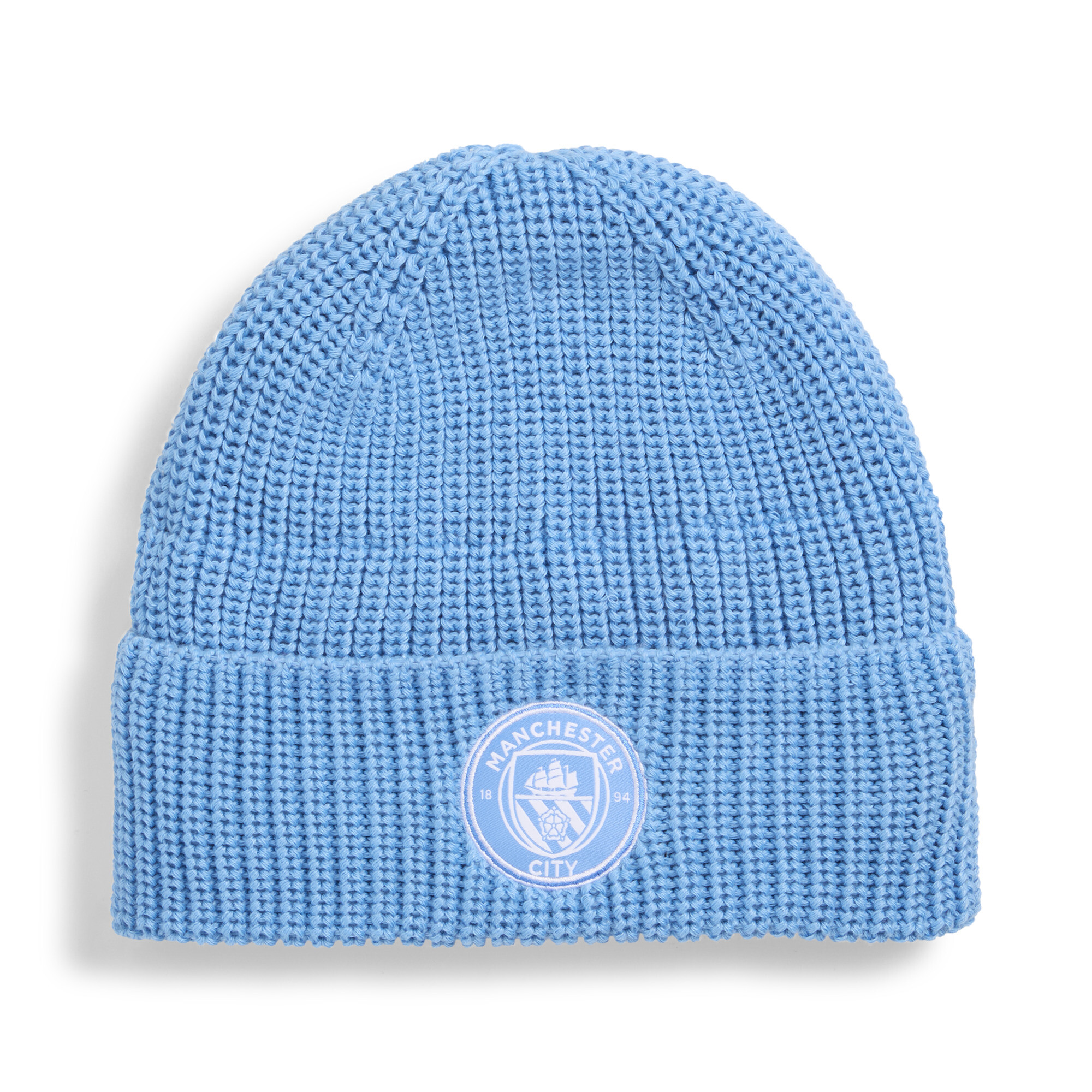 Puma Manchester City Essentials Beanie Hat In Multi