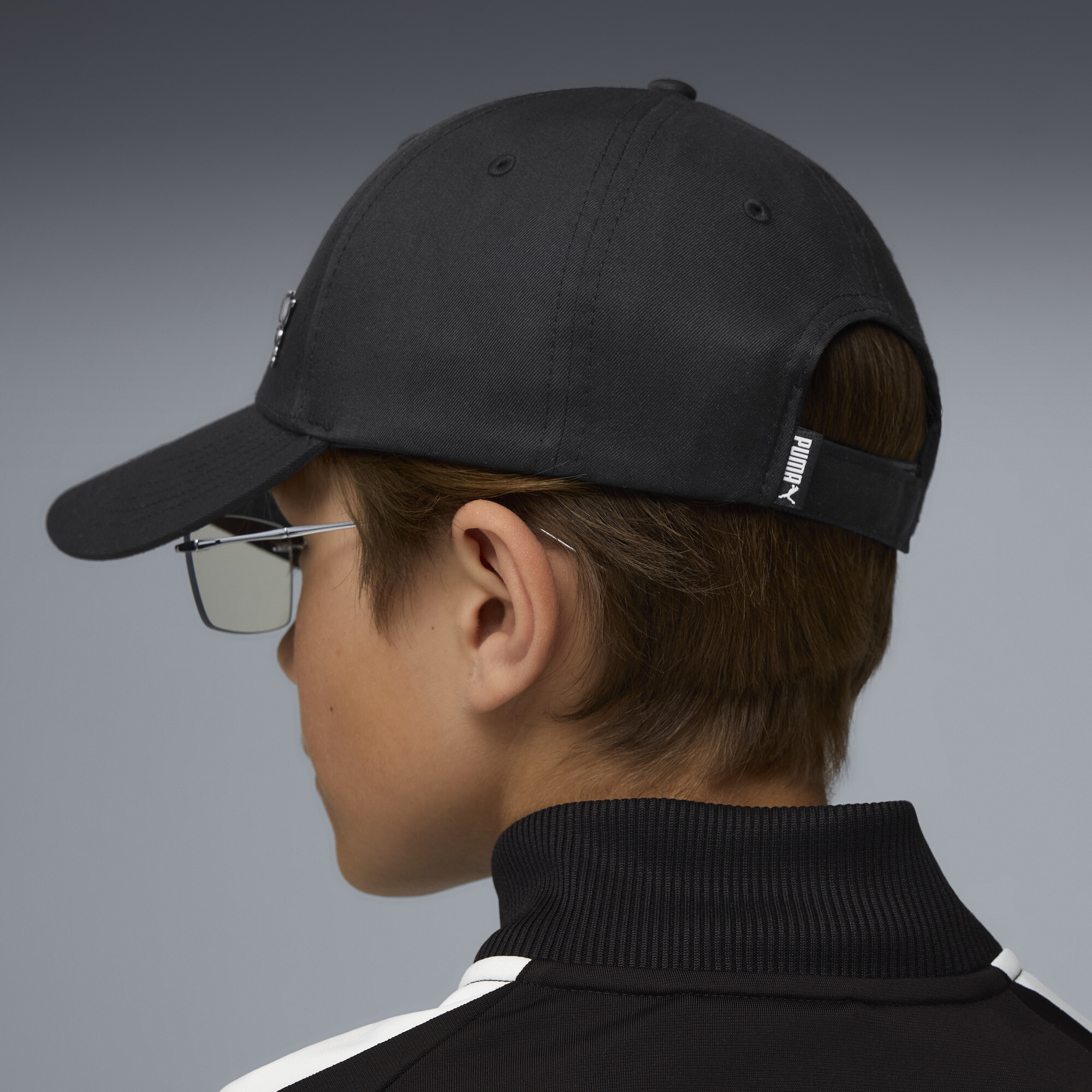 Essentials Metal PUMA Cat baseballpet, Zwart thumbnail 4