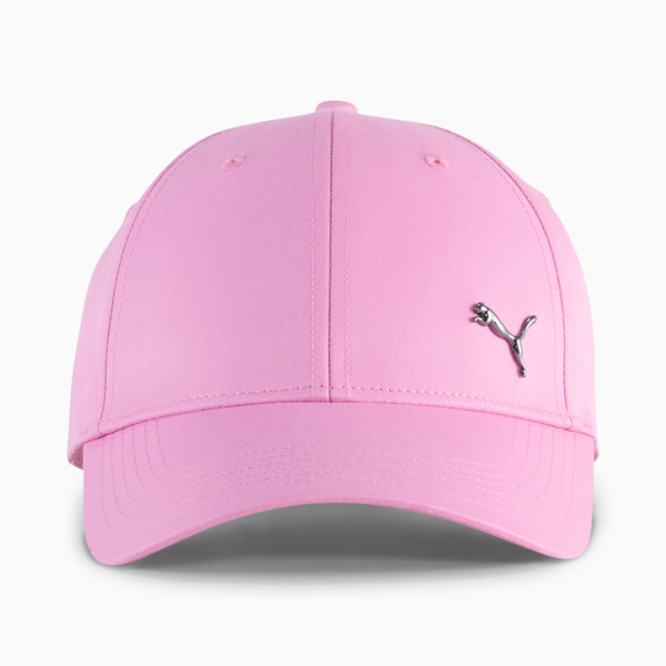Gorra con visera Essentials Metal PUMA Cat para adolescentes, Posie Pink, large-MEX