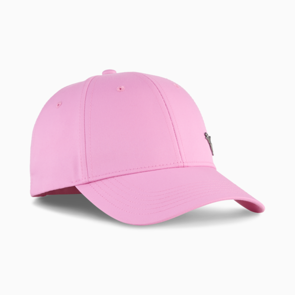 Gorra con visera Essentials Metal PUMA Cat para adolescentes, Posie Pink, large-MEX