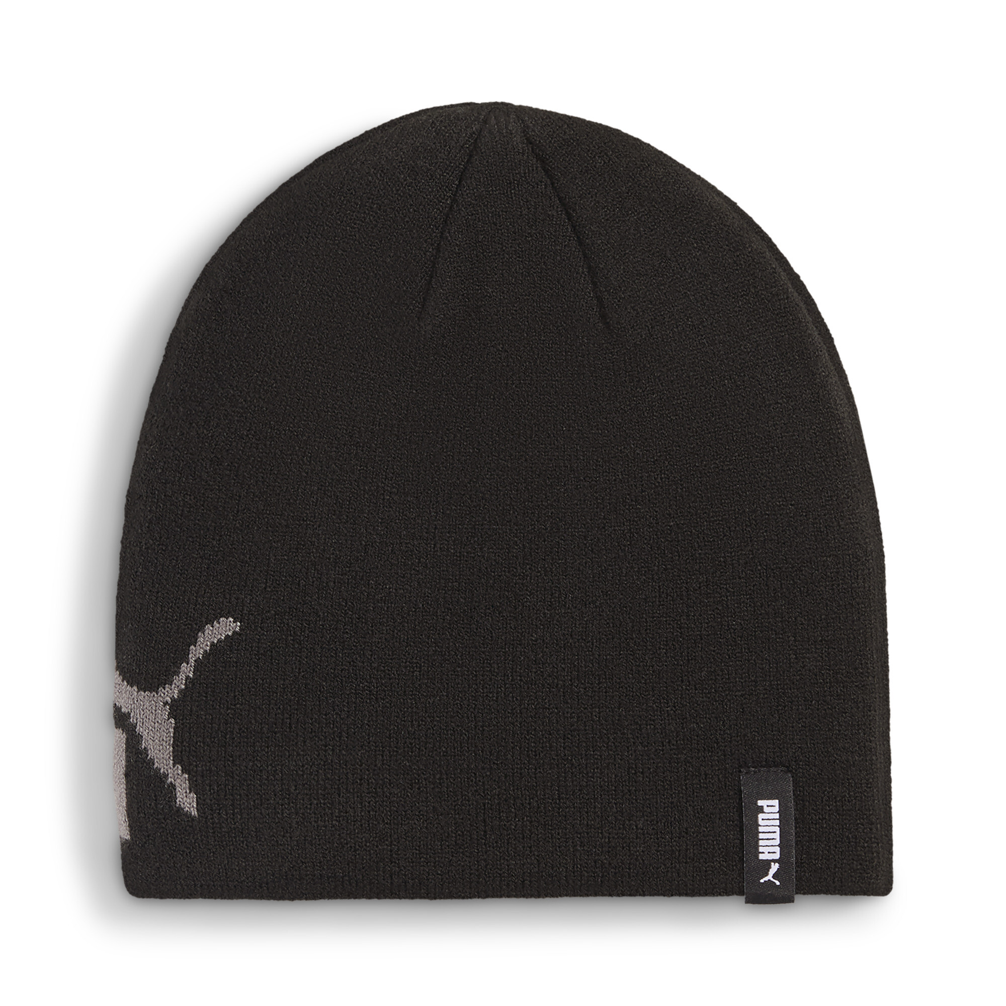 PUMA Essentials beanie met middelhoge kroon zonder boord, Zwart thumbnail 3