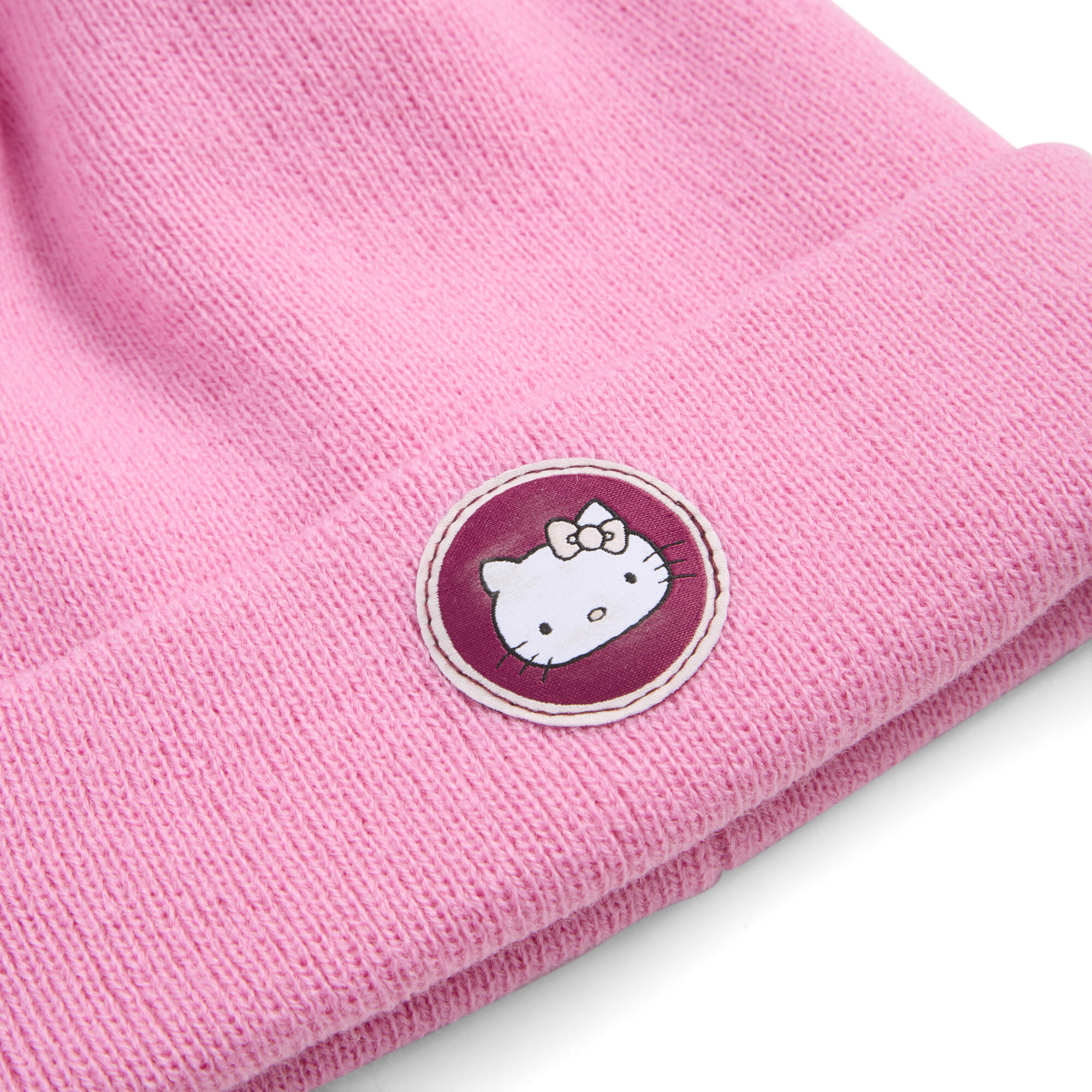 PUMA x HELLO KITTY AND FRIENDS Pom Pom beanie, Roze thumbnail 3