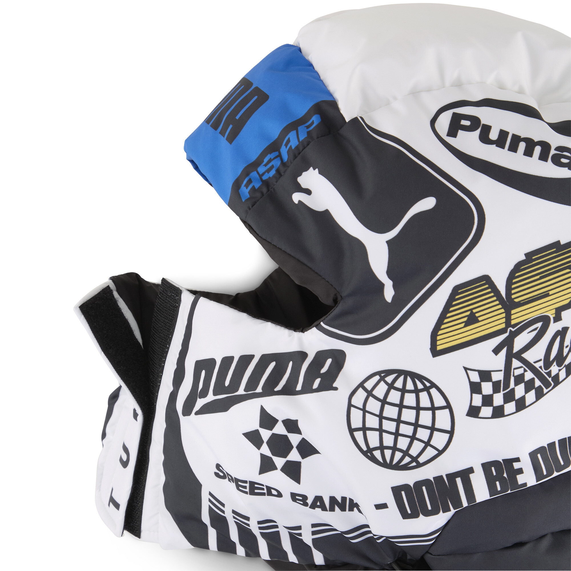 A$AP ROCKY x PUMA bivakmuts, Wit/Blauw