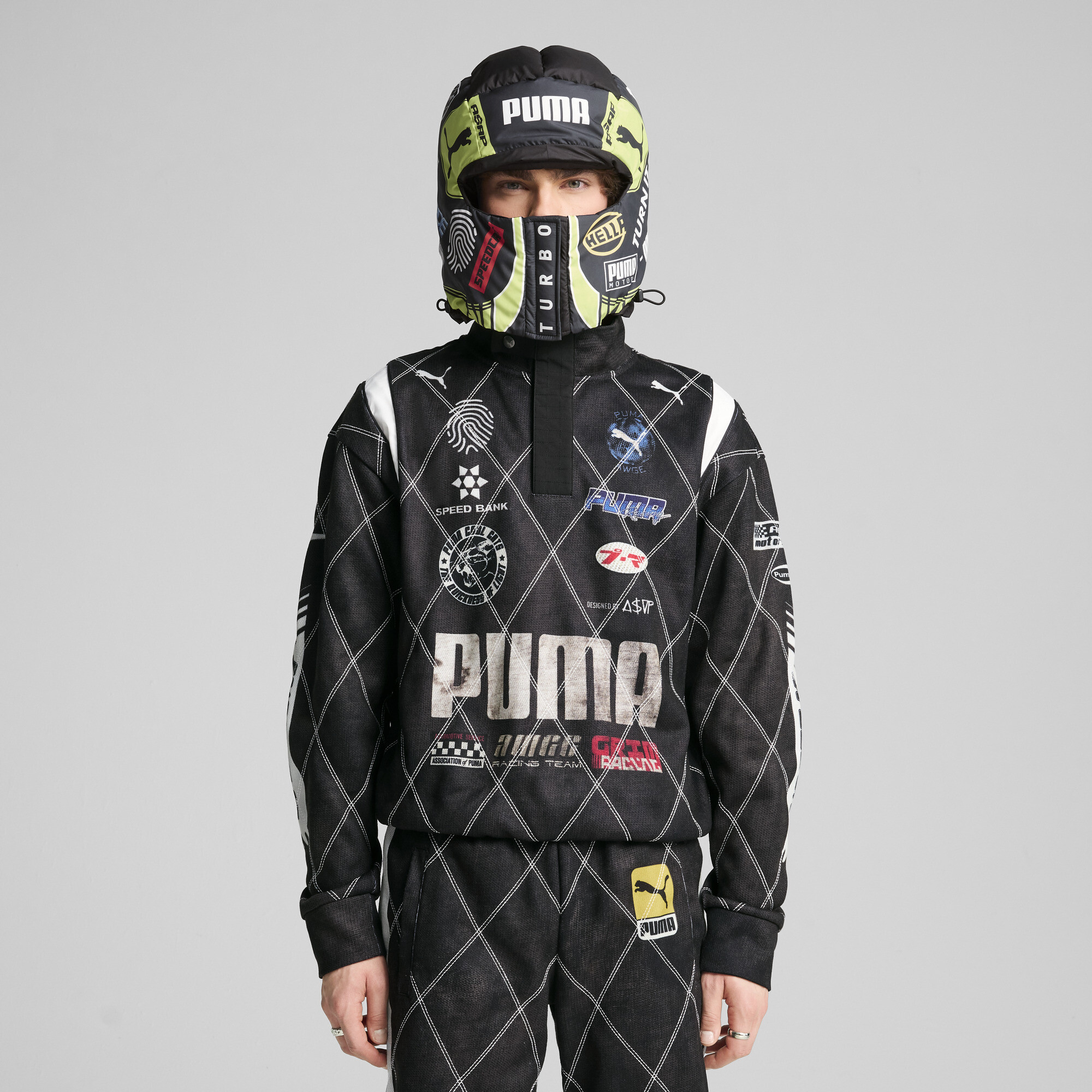 A$AP ROCKY x PUMA bivakmuts, Groen/Zwart thumbnail 6