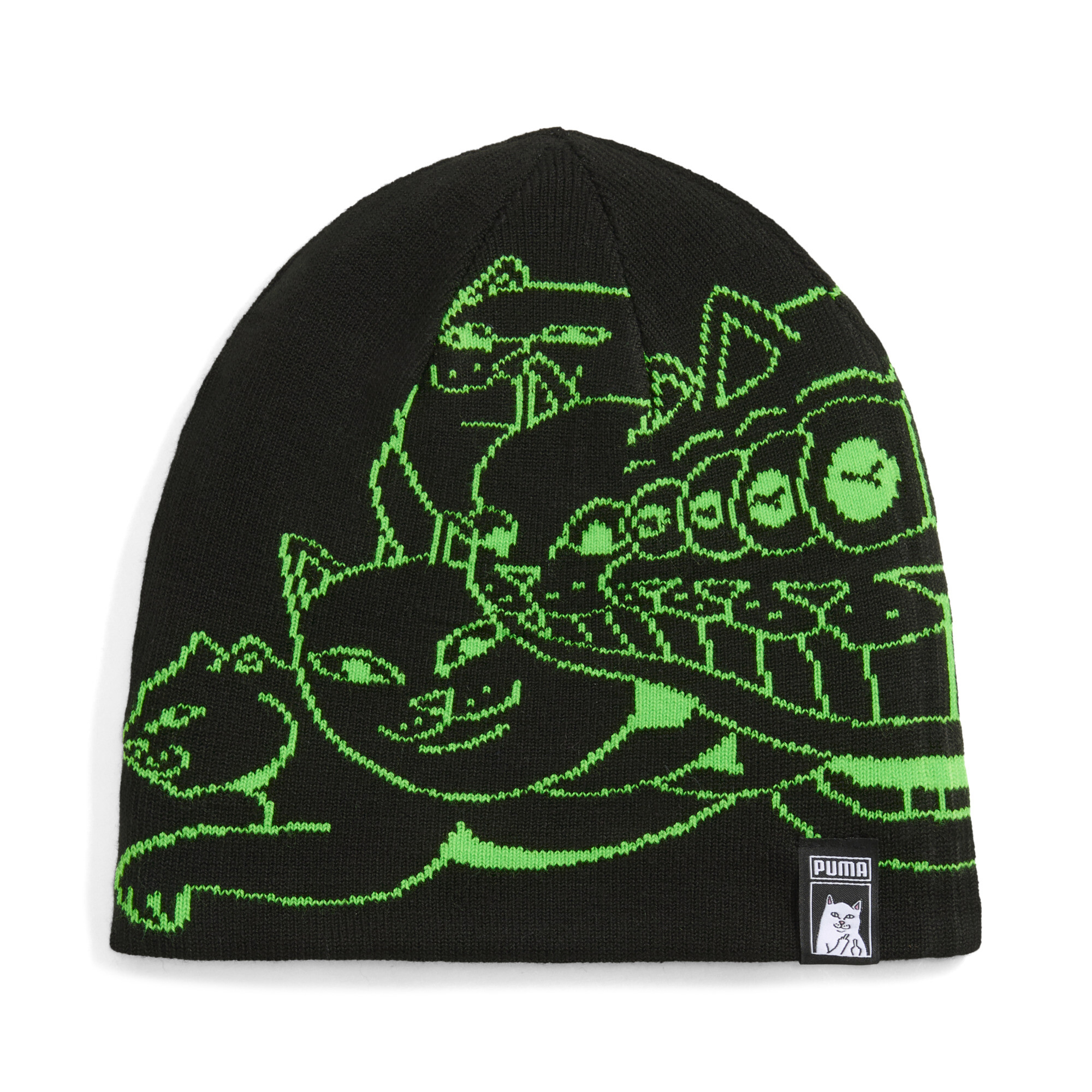 帽子 igusa 193 eden flower beanie HeRIN.CYE | Randam border knit cap (帽子 ) |SHEL'TTER WEBSTORE