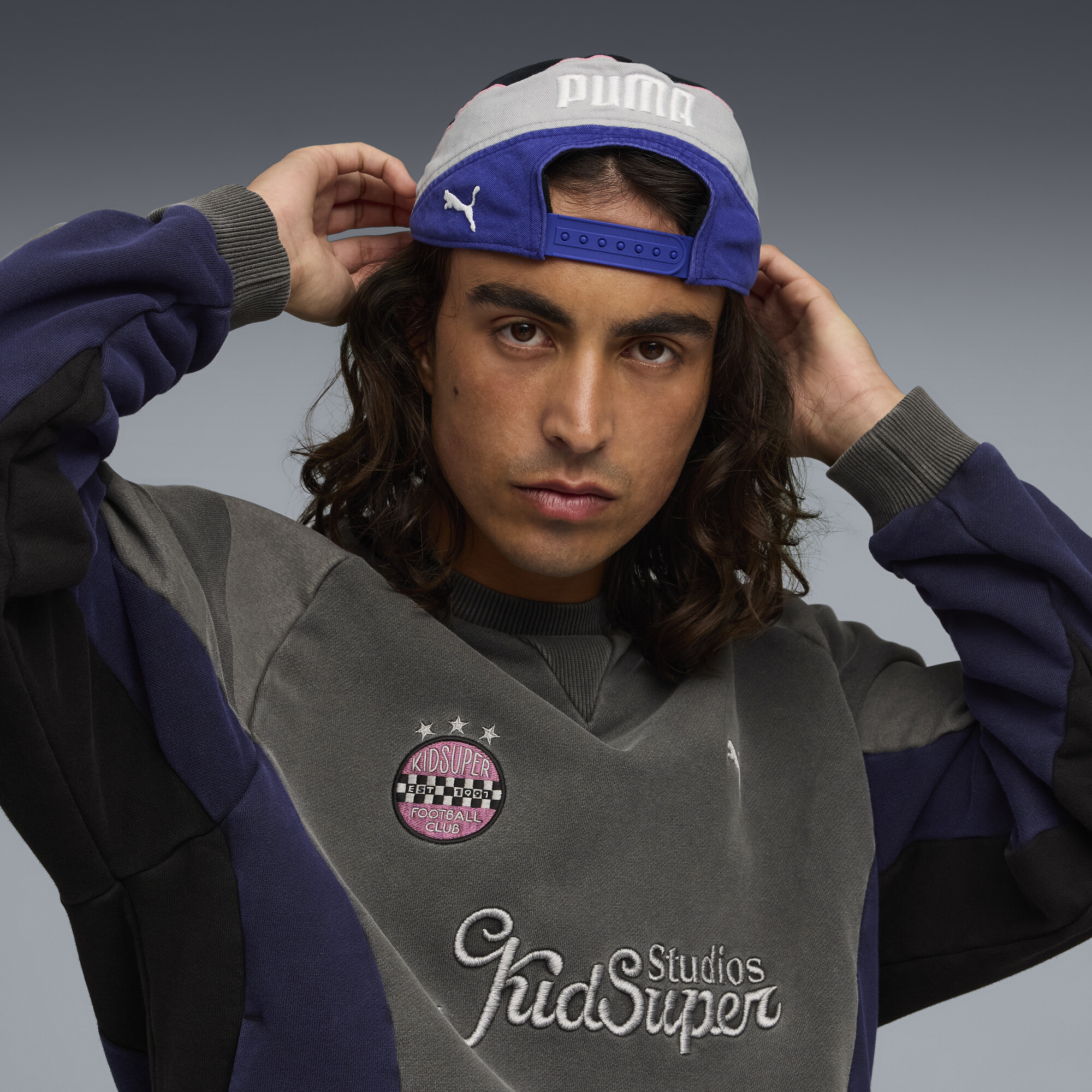 PUMA x KIDSUPER baseballpet, Zwart thumbnail 5