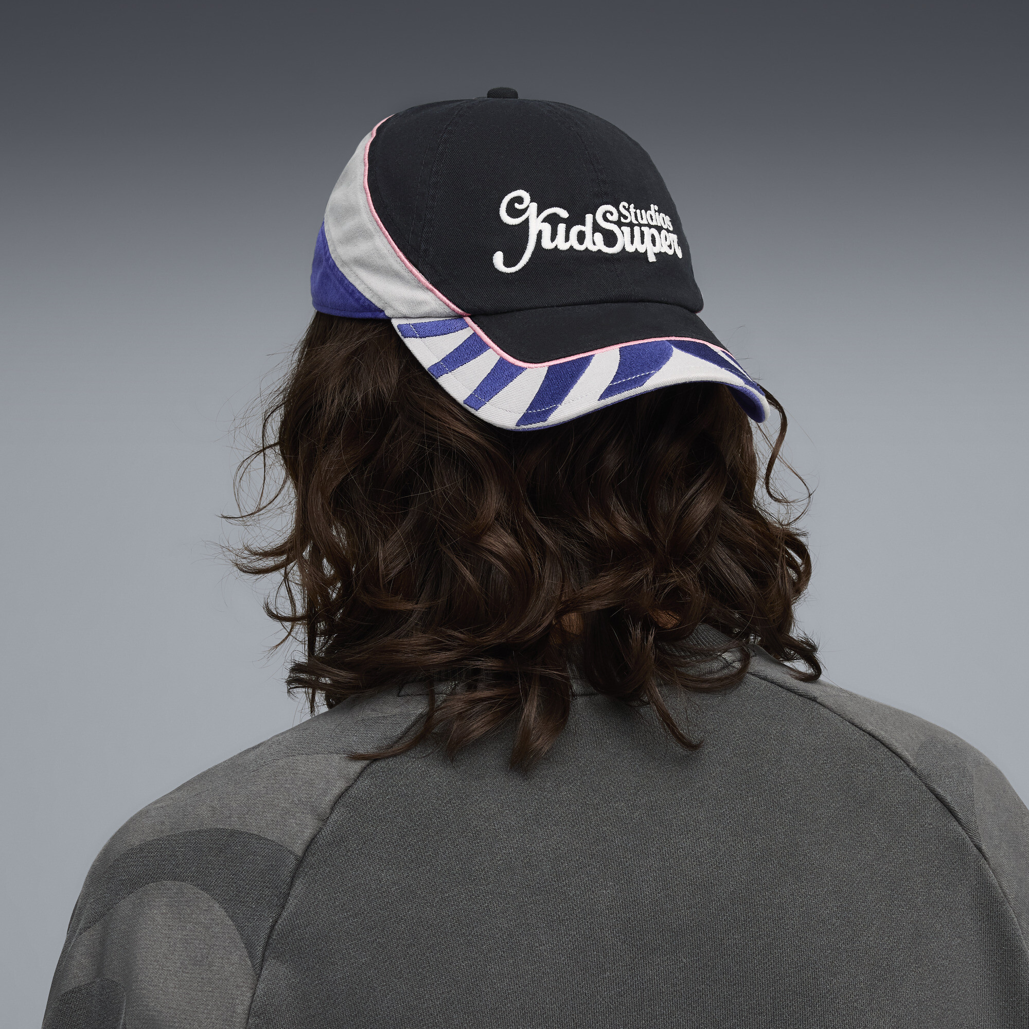 PUMA x KIDSUPER baseballpet, Zwart thumbnail 4