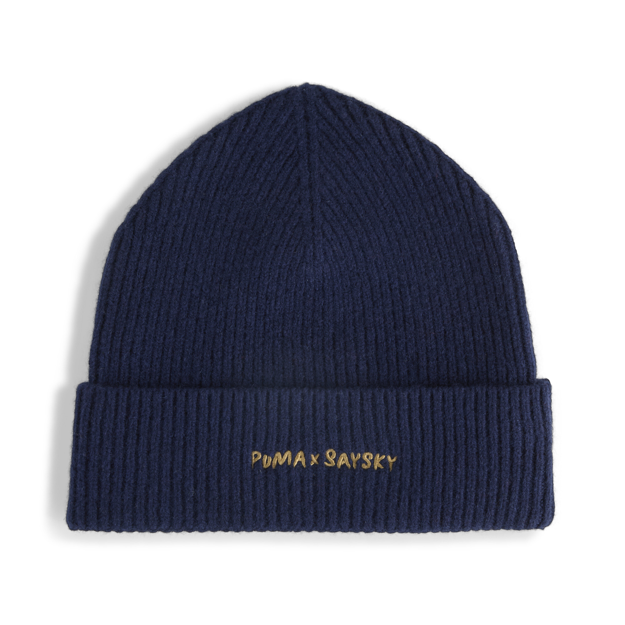 PUMA x SAYSKY beanie van merinowol, Blauw thumbnail 3