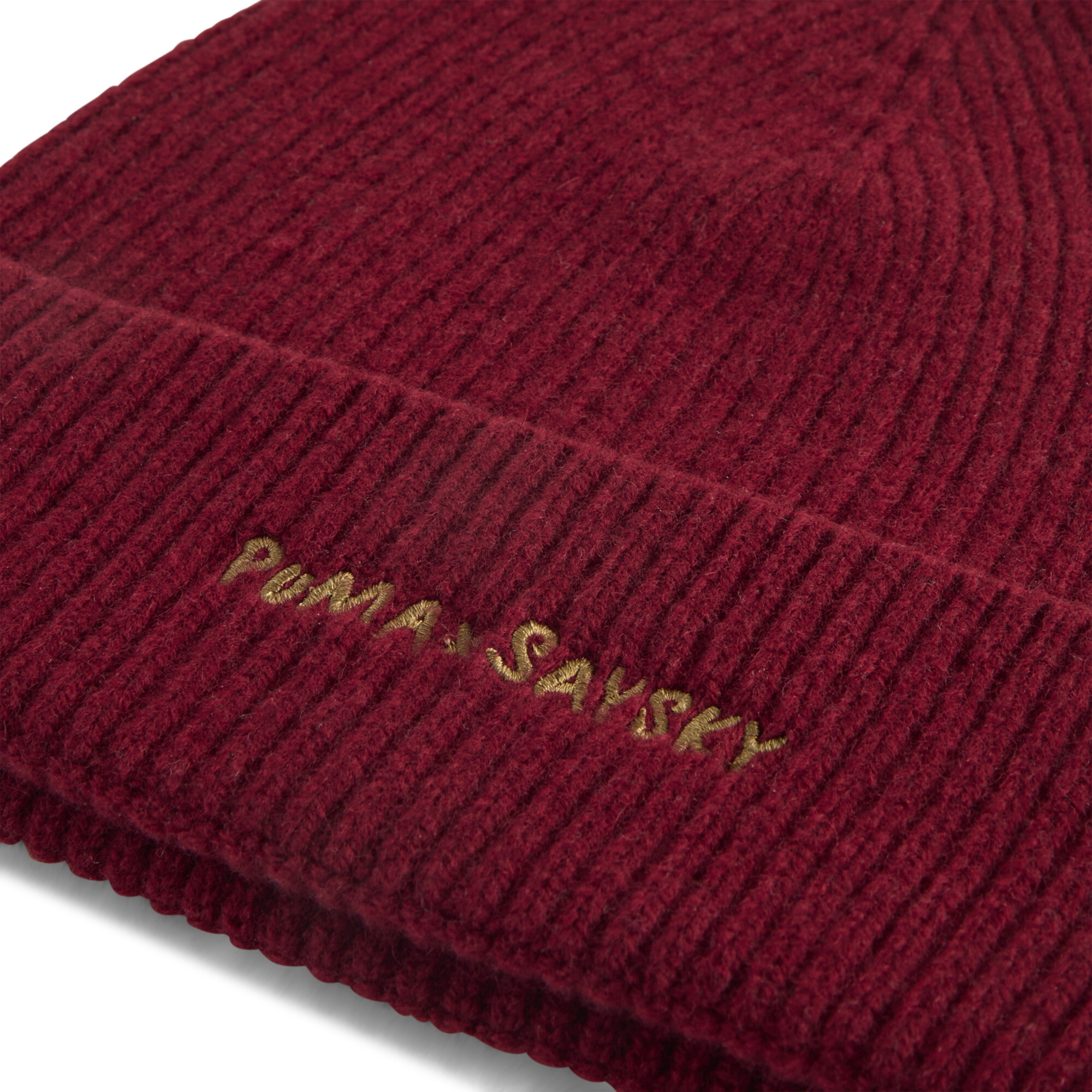 PUMA x SAYSKY beanie van merinowol, Rood thumbnail 2
