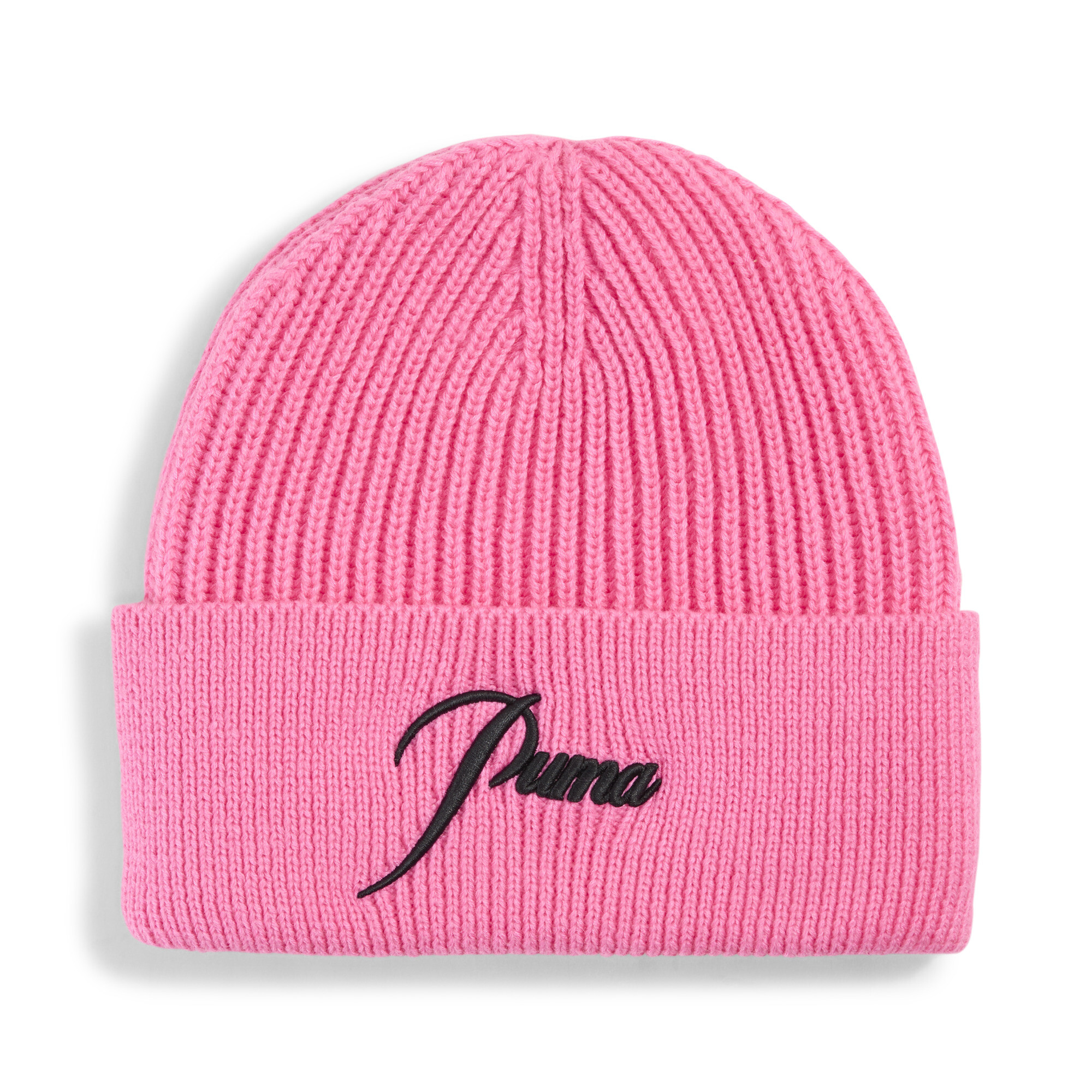 Puma Stewie Mid Crown Beanie Hat In Pink
