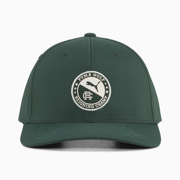 PUMA x REIGNING CHAMP 6-Panel Golf Cap, Green Terrain, large-ZAF