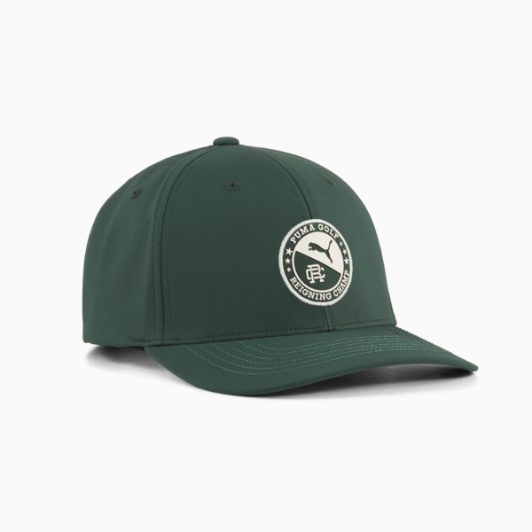 PUMA x REIGNING CHAMP 6-Panel Golf Cap, Green Terrain, large-ZAF