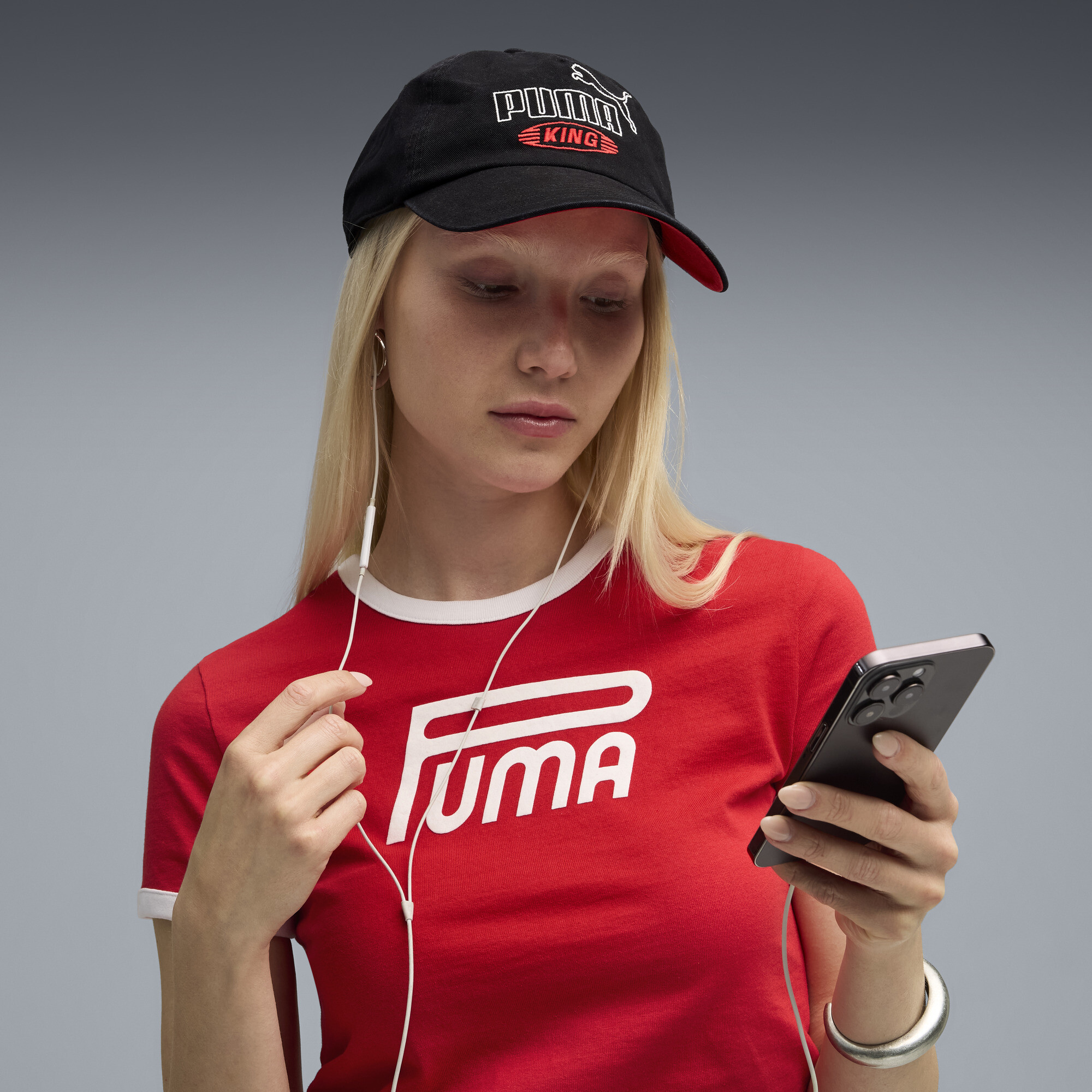 PUMA KING baseballpet, Zwart thumbnail 4